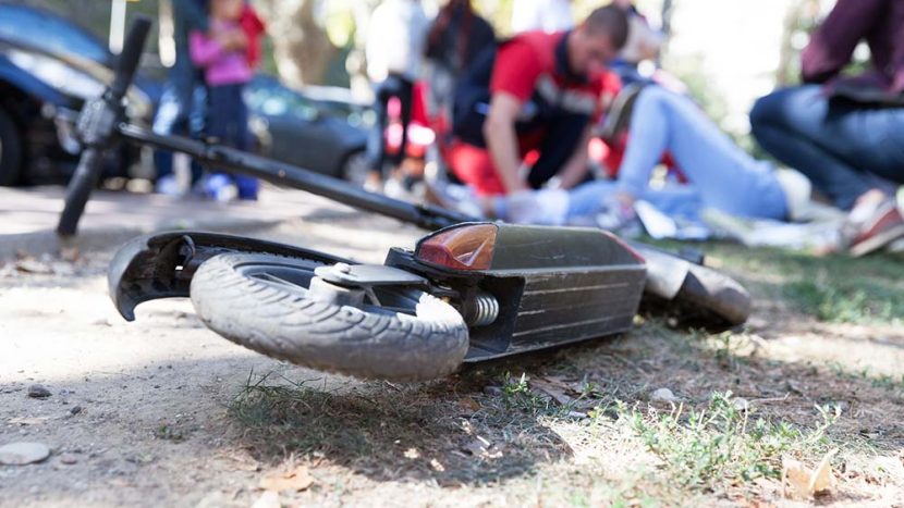 accidente patinete