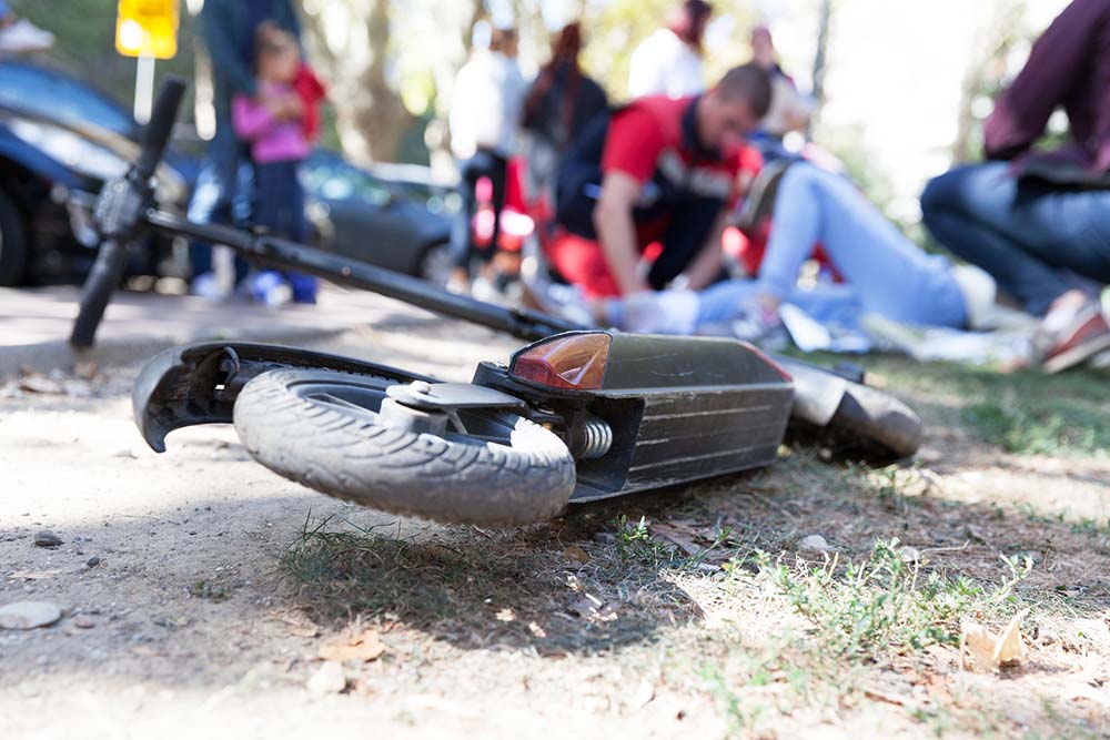 accidente patinete